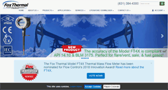 Desktop Screenshot of foxthermal.com