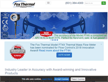 Tablet Screenshot of foxthermal.com